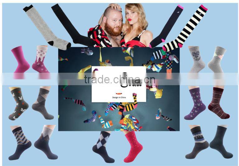 women knitting anti-slip cotton socks