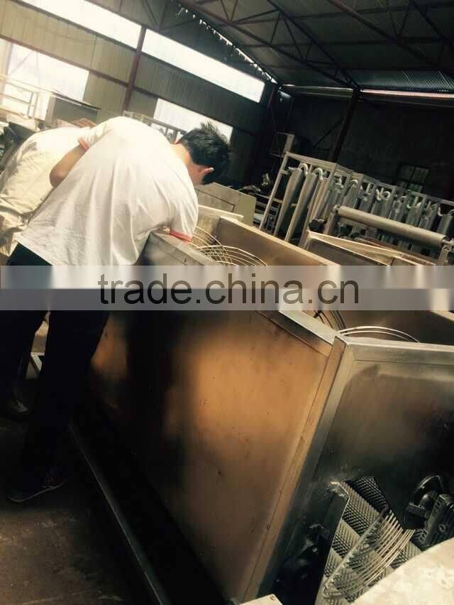 500Kg Per Hour Electric Potato Peeler For Potato Processing Machine