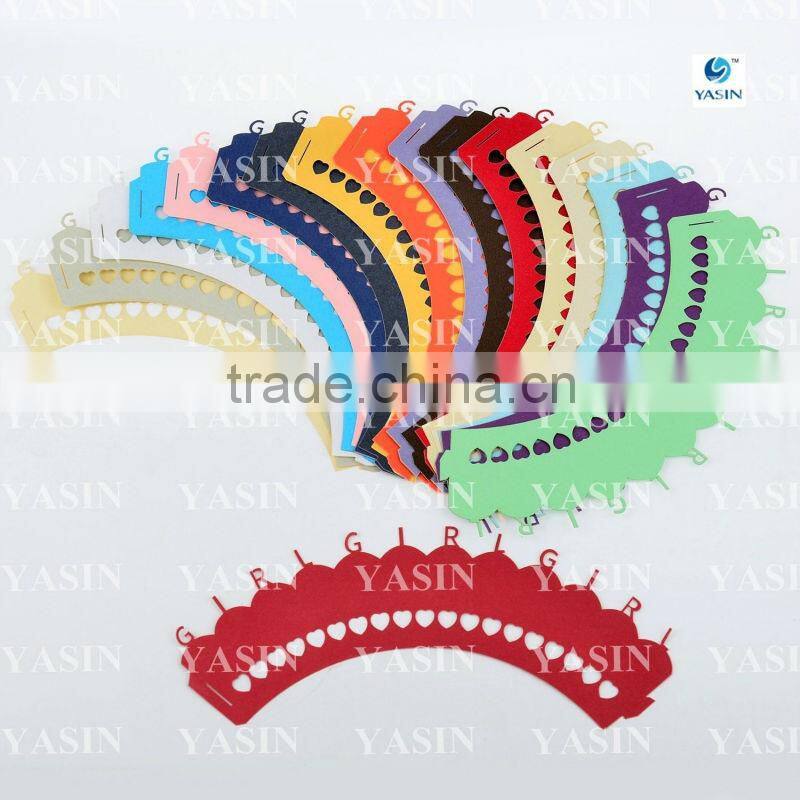 Another Color of Boy or Girl Style Laser Cut Cupcake Wrappers