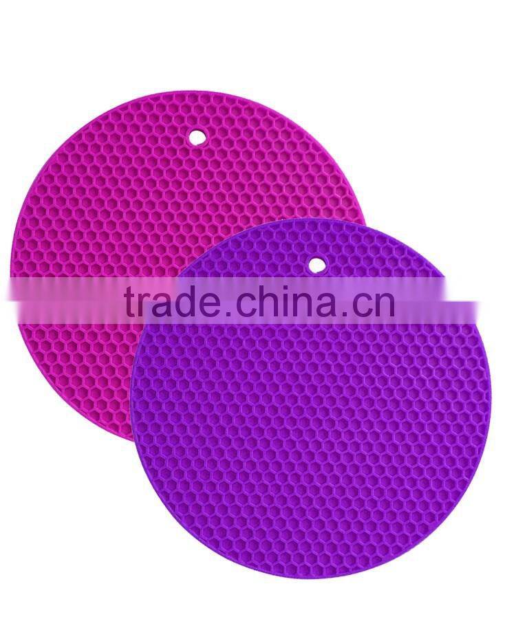 Silicone Trivet Mat, Hot Pads,Cup Insulation Mat, Non-slip Mat, Flexible, Durable,Heat Resistant