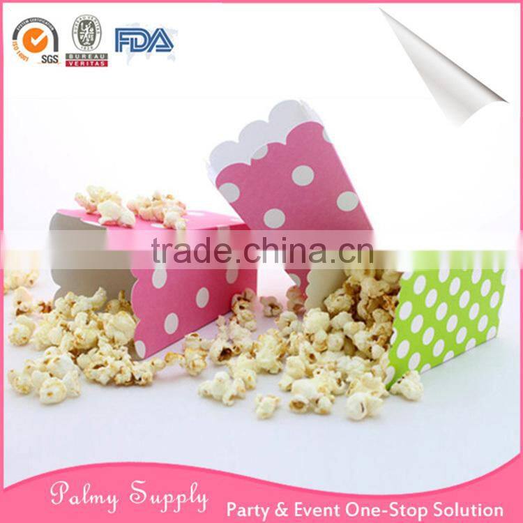 Chevron Porpcorn Kraft Paper Favor Bag