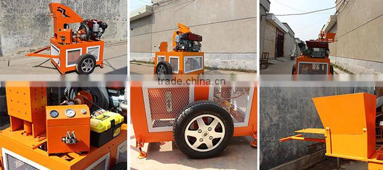 FL1-20 small scale diesel engine hydraform brick making machine Mexico