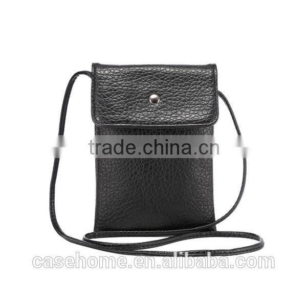 PU Material Shoulder Bag Universal Cover Case for Samsung Galaxy A8