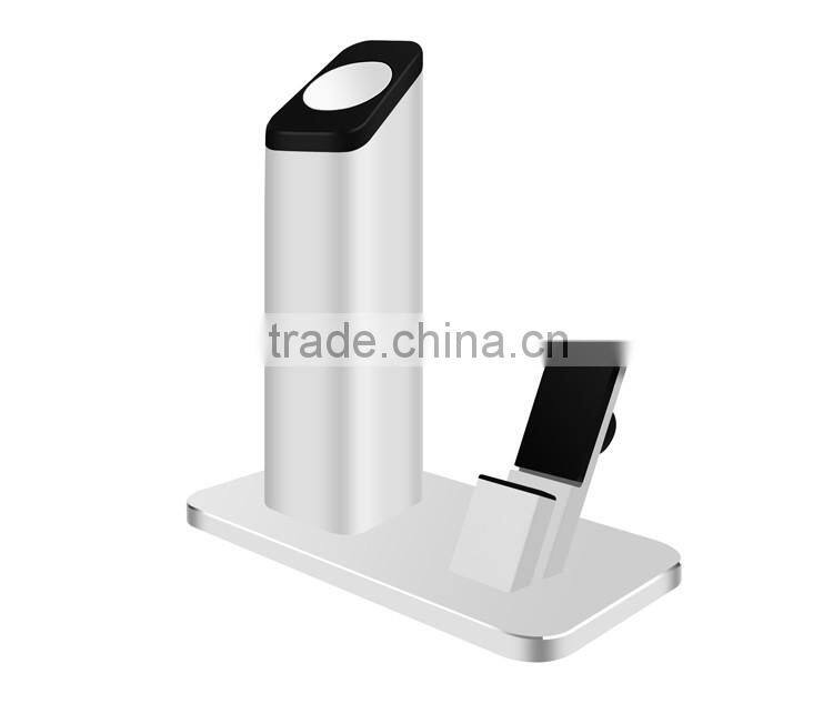 2 in 1 High quality Zinc alloy stand for apple watch for iphone