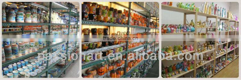 Spring Flower design Ceramic Travel Mug with coaster Ceramic Mug