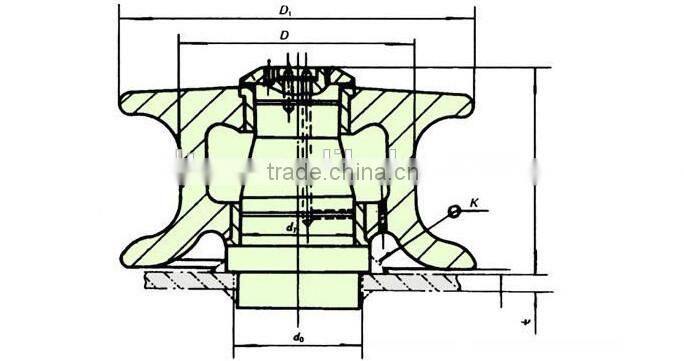 Fairlead roller for ship,German type DIN81906 warping roller