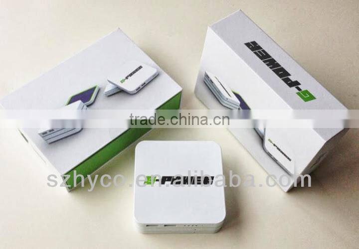 High Quality Solar Stackable Portable Power bank with CE FCC