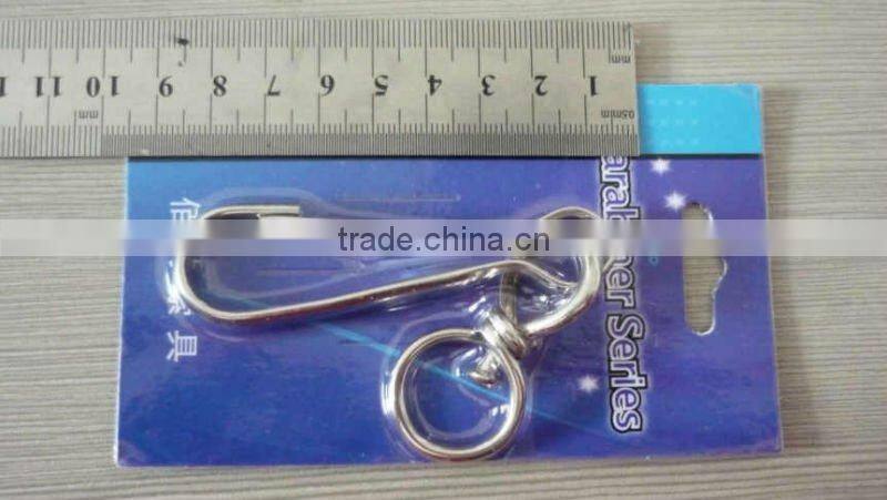 Steel Znic Plated Smplex Hook Spring With Chain Swivel Ring 4293W 25MM-120MM In Rigging Manufacturer