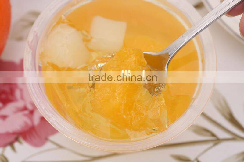 delicious 200g cup packing fruit jelly for export food