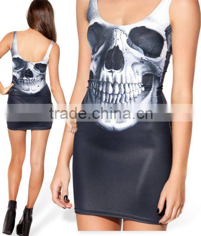 sexy skeleton jumpsuits clubwear