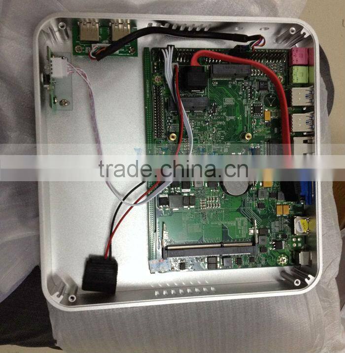 Pre-installed 2G RAM 128GB SSD WIFI 300M Bluetooth 4.0 Win 8 XBMC Mini Fanless PC Intel i5 Core DC 12V Gaming PC 4K HD HTPC