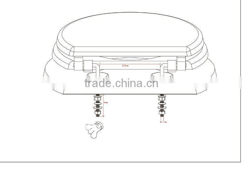 Bamboo toilet seat cover
