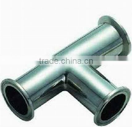 ANSI/ASME/ GB12459 Butt-Weld Stainless Steel Sanitary Equal Tee /Straight/ Coupling