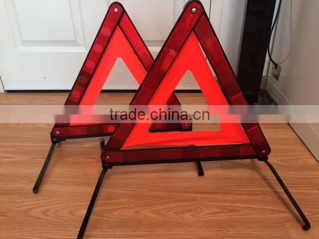 Car reflective Triangle ABS triangle warning sign