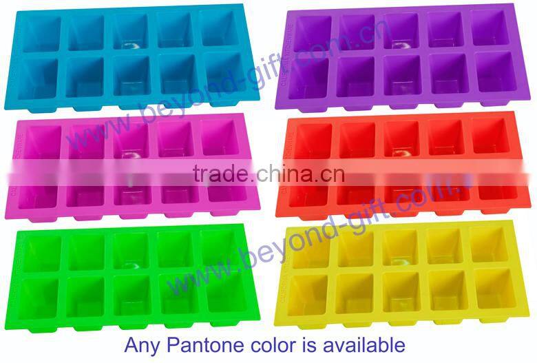 New design ecofriendly 100% food grade silicone lovely ice cube tray