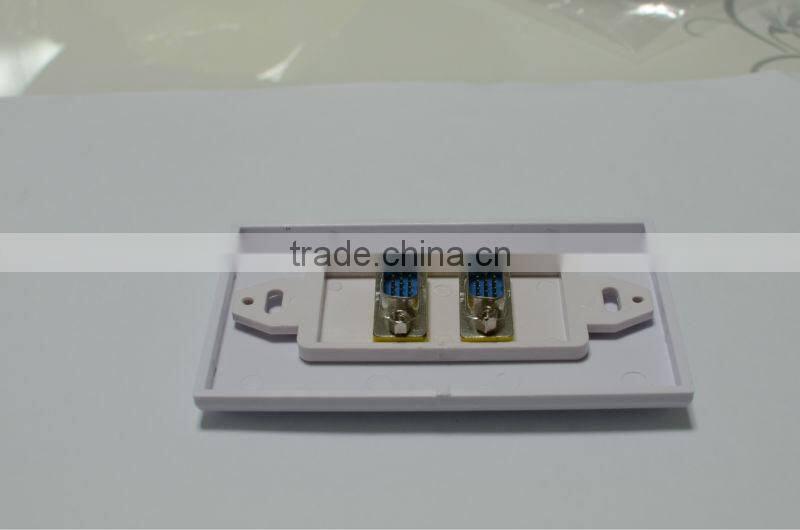 VGA wall plate electric plug panel socket