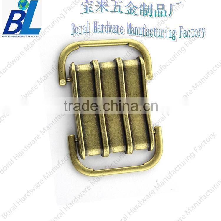 Antique metal side release buckle bor bags