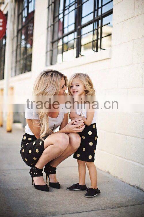 2015 Wholesale custom family clothing set/family matching clothing/family clothing