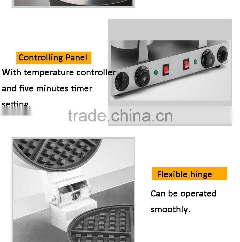 double sided belgian waffle maker