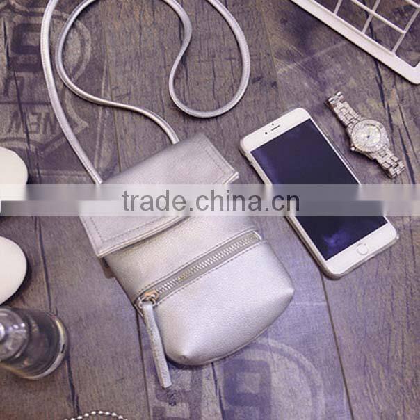 Wholesales small top snap closure girls pu sling bag