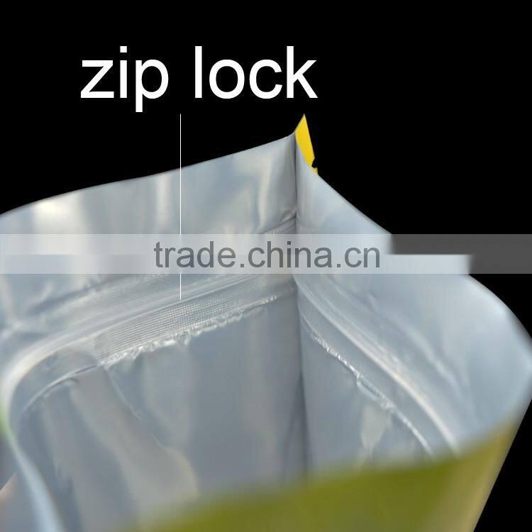 gravure printing food grade laminated pouches with zipper top