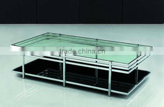 Tempered Glass Barcelona Table,short Barcelona Table,Barcelona Coffee Table CT-505