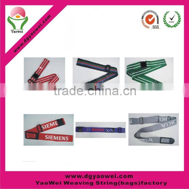 2016 hot sell Multiply color promotional PP lock luggage belt