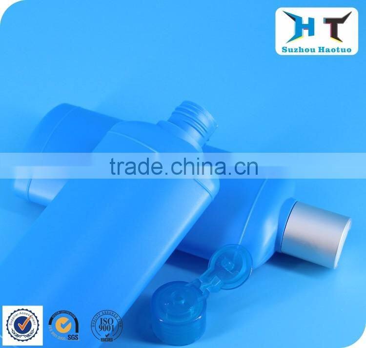 Empty plastic shampoo bottle 200ml