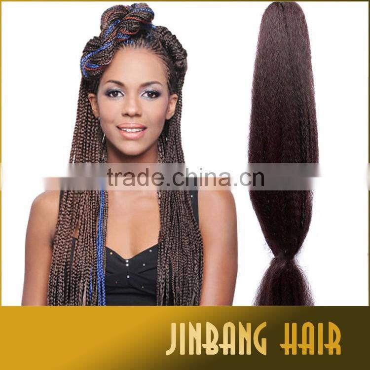 2016 Wholesale 48inch 60g new premium soft super braid hair weaving synthetic Jinbang hair extension