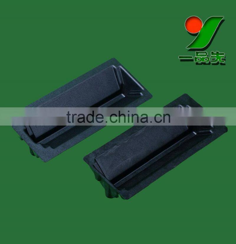 2016 Hot Products Custom Made Sugarcane Bagasse Recycled Molded Paper Pulp Tray for Telecontrolle Packaging