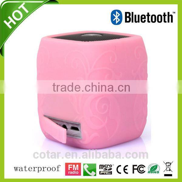 2016 Factory Wholesales Mini Wireless Waterproof Mushroom Bluetooth Speaker With Silicone Case