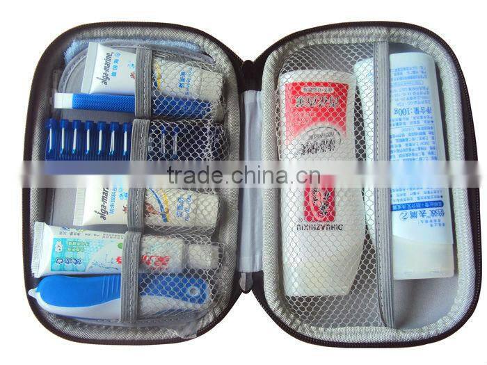 EVA toiletries case with inside net pocket