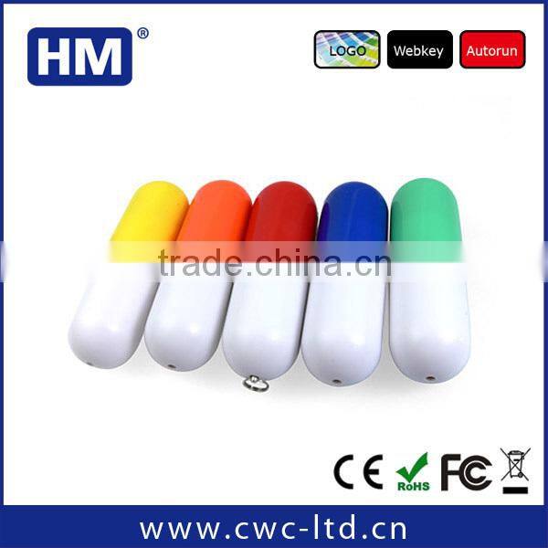 Hot Sale Promotional Round Capsule USB Flash Drive