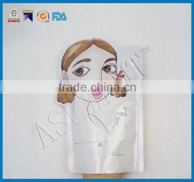 biodegradable custom printing cosmetic laminated material plastic bag