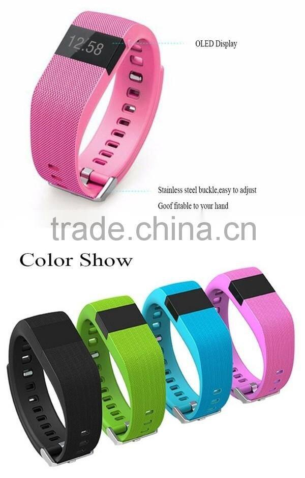 smart bracelet heart rate monitor jw86 smart wristband for Android iOS