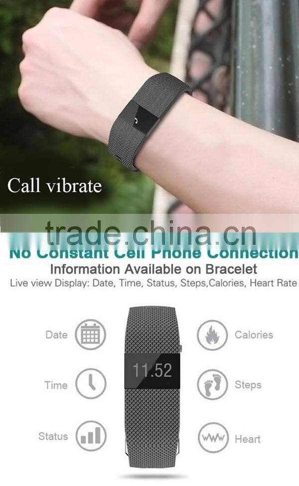 smart bracelet heart rate monitor jw86 smart wristband for Android iOS