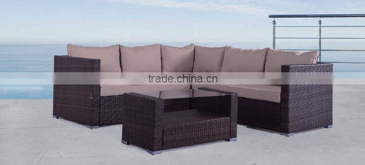 2016 China modern outdoor rattan wicker dinning set/rattan table and chairs