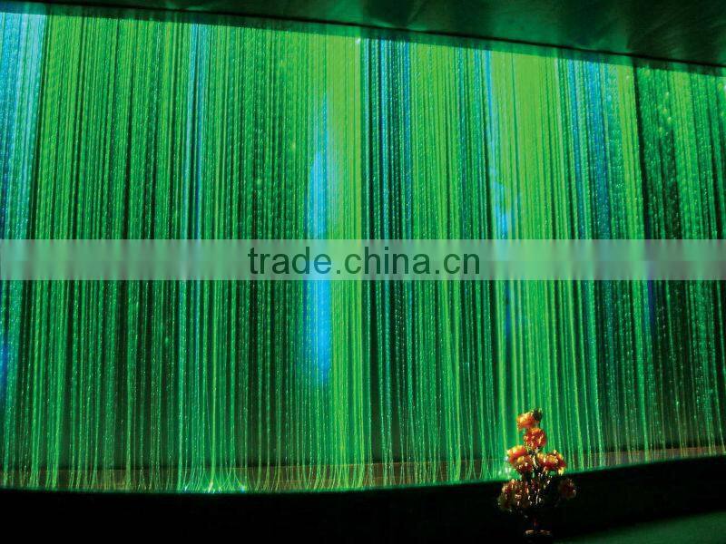 Waterfall curtain Decorative PMMA sparkle fiber optic lights
