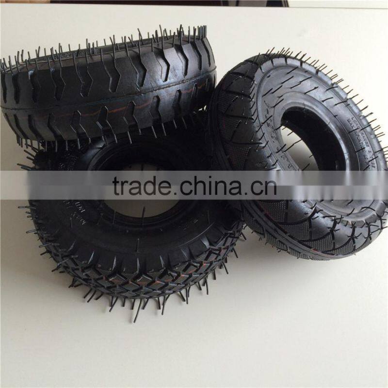 Tire 4.10x3.50-4 Steel Wheel Green 4 ply 340-4 tyre for wheelbarrow