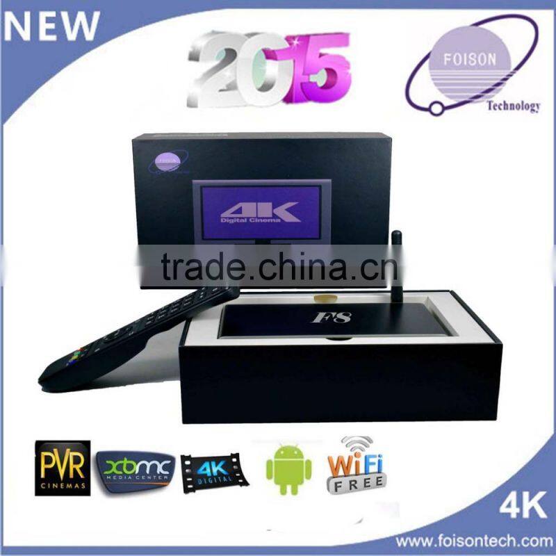 Fully Programmed KODI Quad Core s812 free download google tv box from reliable factory