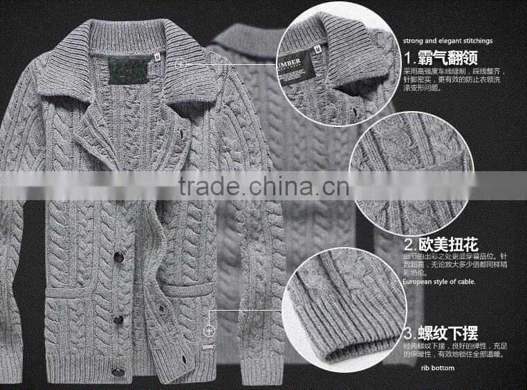 2016 Mens wool sweater