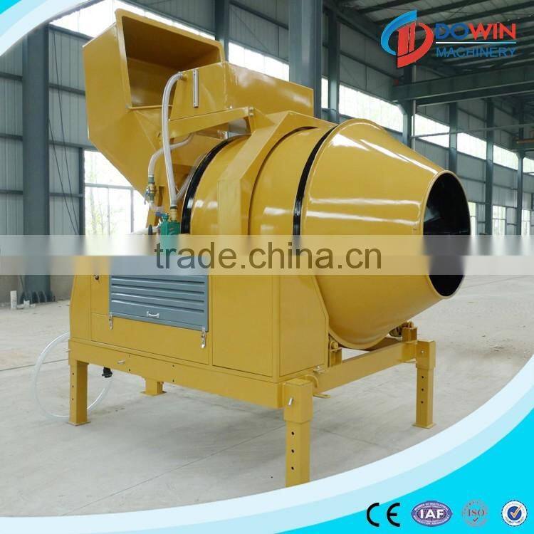 JZR500 diesel engine loading hydraulic pump concrete mixer