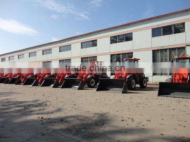 4WD ZL20 wheel loader with pallet fork