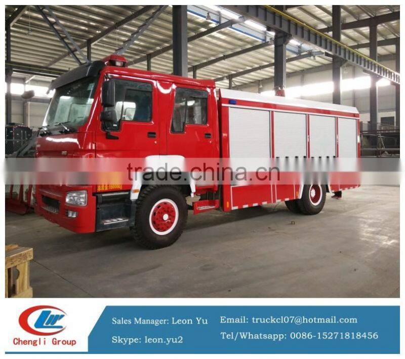 fire trucks fire fighting truck foam and water tank 6000L