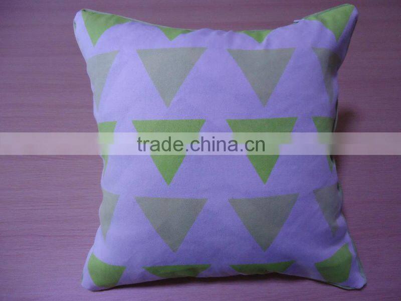 embroidered polyester/cotton canvas handemade printing outdoor cushion