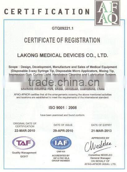 Disposable 3-way multicolored cover sytinge tips