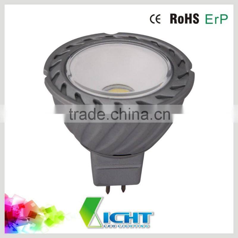 cob led light mr16 7w 12V grey led spotlight