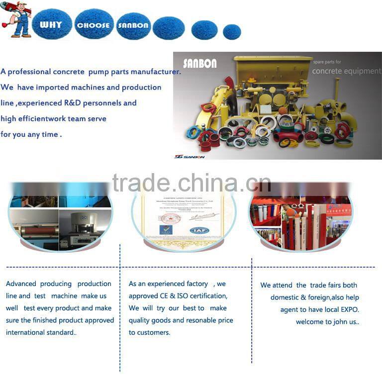 Free sample Concrete pump parts concrete pipe