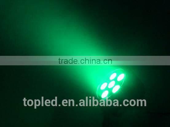High lumen stage lights IR remote optional UV LED Par 6*6-in-1 flat par can IP20