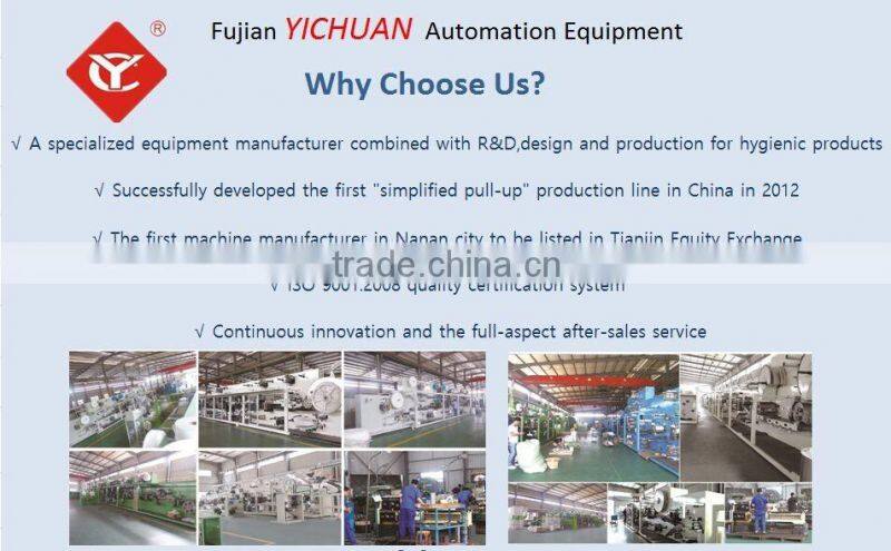 China adult diaper machine manufacturer with CE and ISO2001 certificate